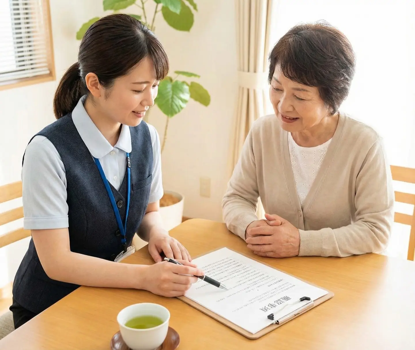 確認と説明を重視した進行