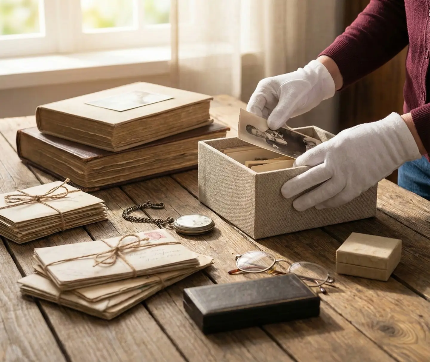 貴重品・重要書類を丁寧に探索