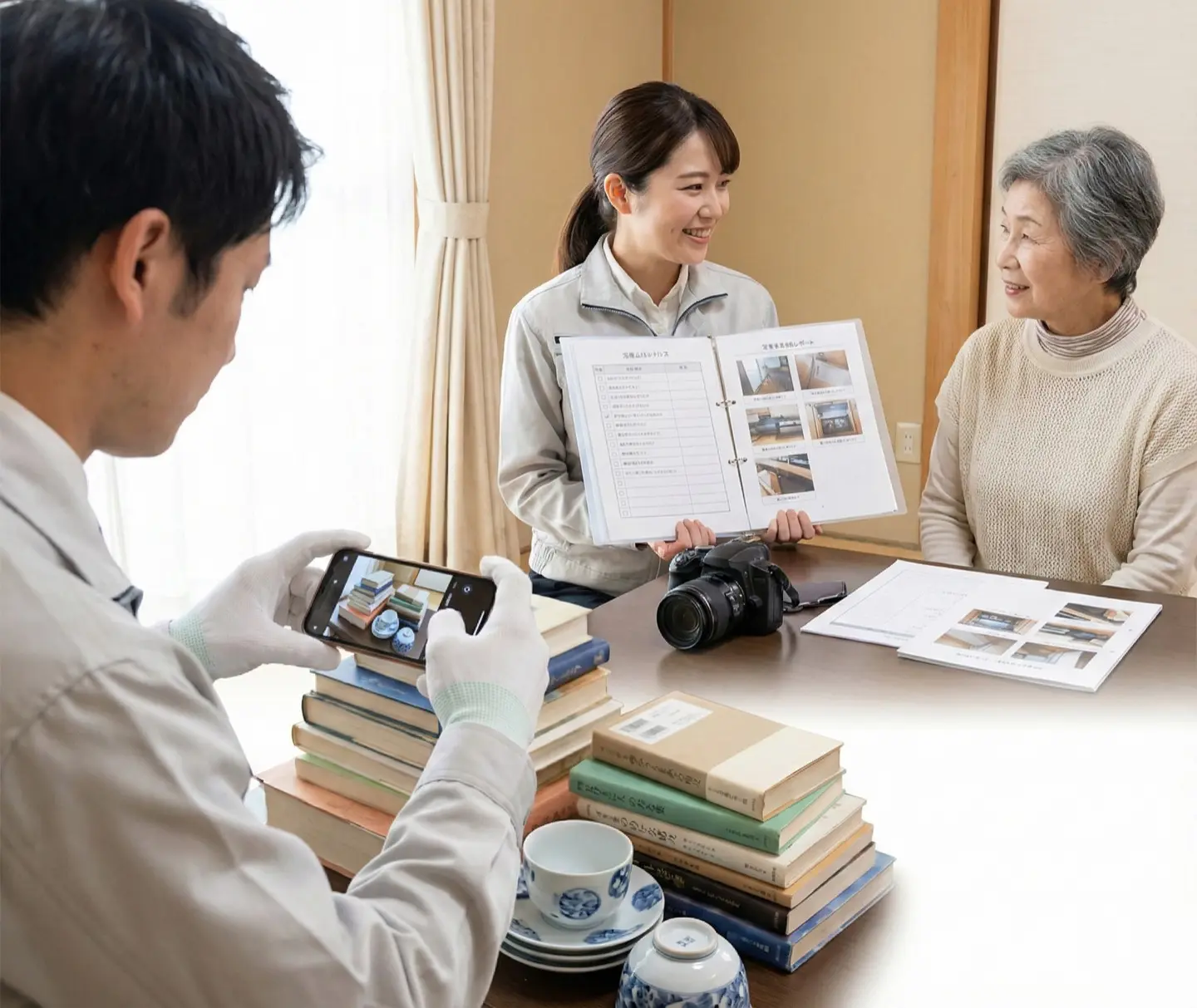 記録と報告による安心対応